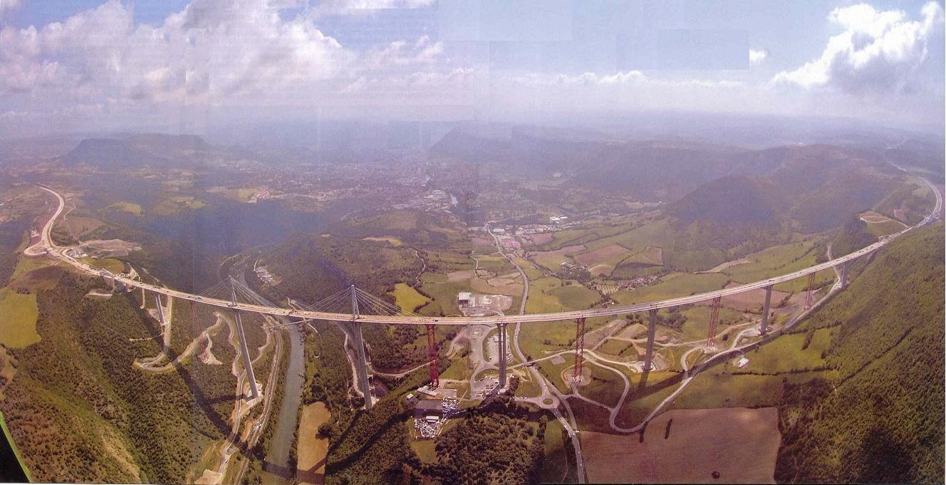 Millau Viaduct Bridge in France