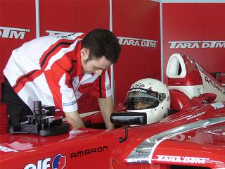 Armaan?? in a TARADTM Car.