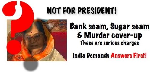 Prathiba not for President