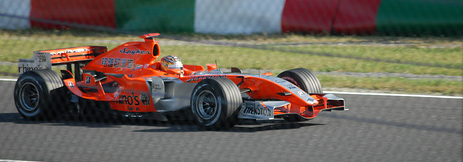 A Spyker F1 car