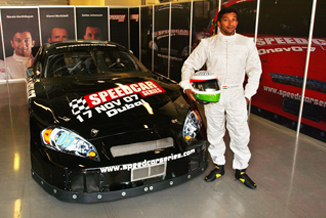 Narain Karthikeyan testing Speedcar.