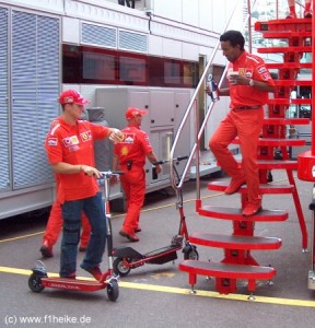 Schumacher and Balbir Singh